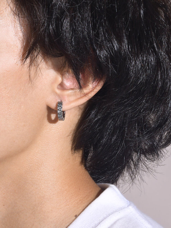 Wholesale Stainless Steel Rapper Earrings