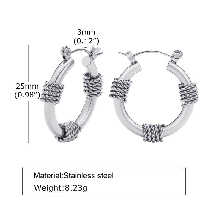 Wholesale Stainless Steel Hoop Earring