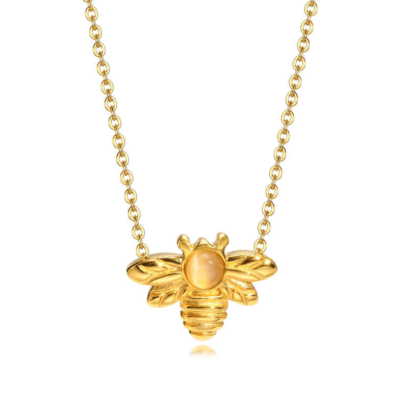 Wholesale Stainless Steel Bee Necklace for Women