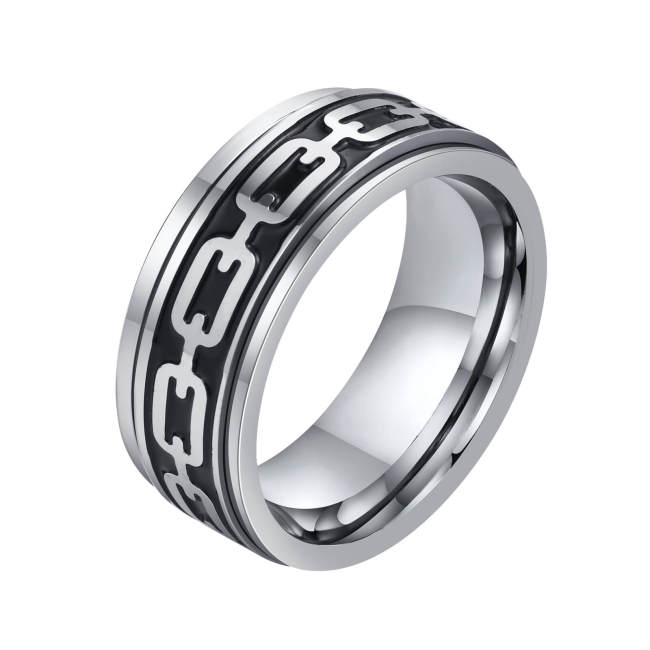 Wholesale Stainless Steel Chain Spinner Ring