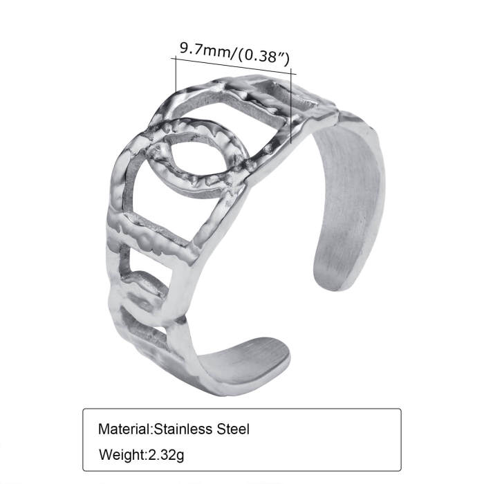 Wholesale Stainless Steel Open Ring