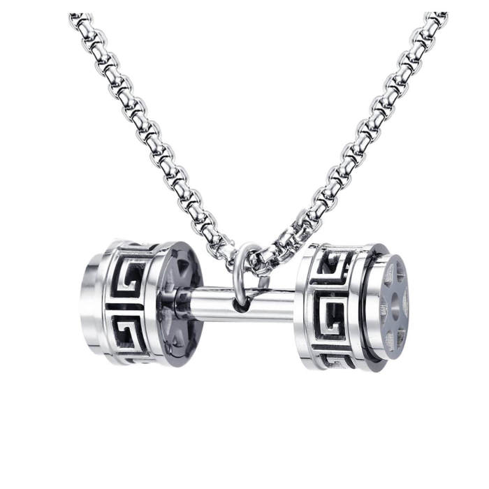 Wholesale Stainless Steel Dumbbell Pendant