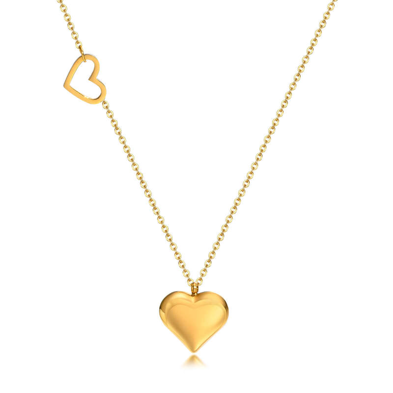 Wholesale Love Heart Stainless Steel Necklace for Women