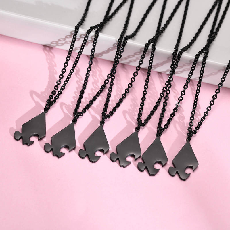 Wholesale Puzzle Stainless Steel Necklace