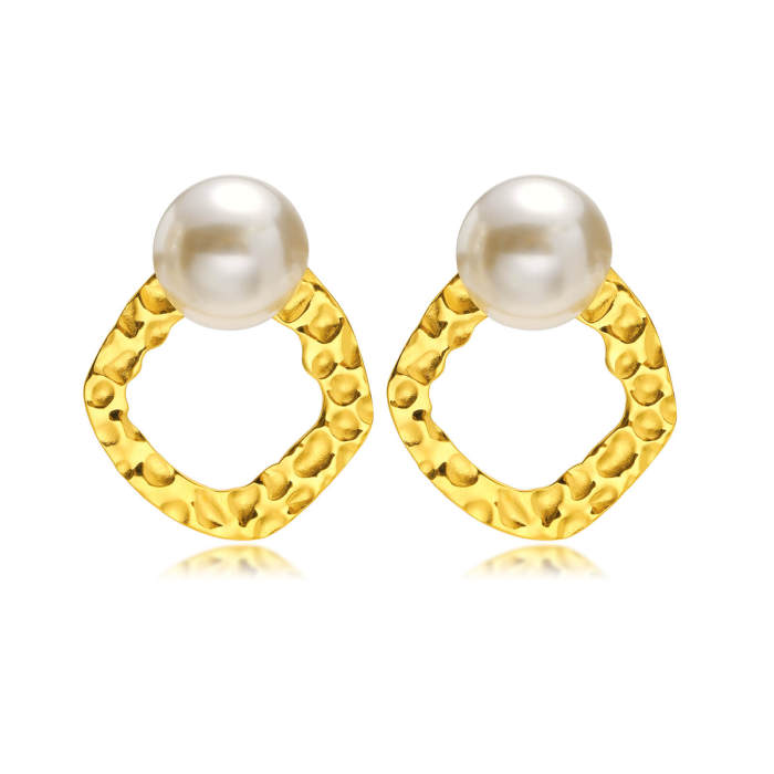 Wholesale Stainless Steel Earring with Pearl