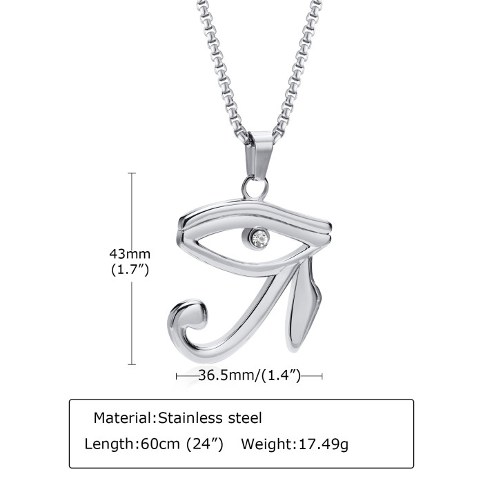 Wholesale Stainless Steel Eye of Horus Pendant