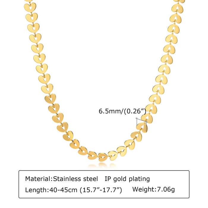 Wholesale Stainless Steel Clavicle Chain Necklace
