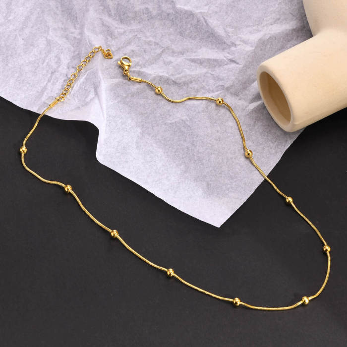 Wholesale Stainless Steel Clavicle Chain Necklace