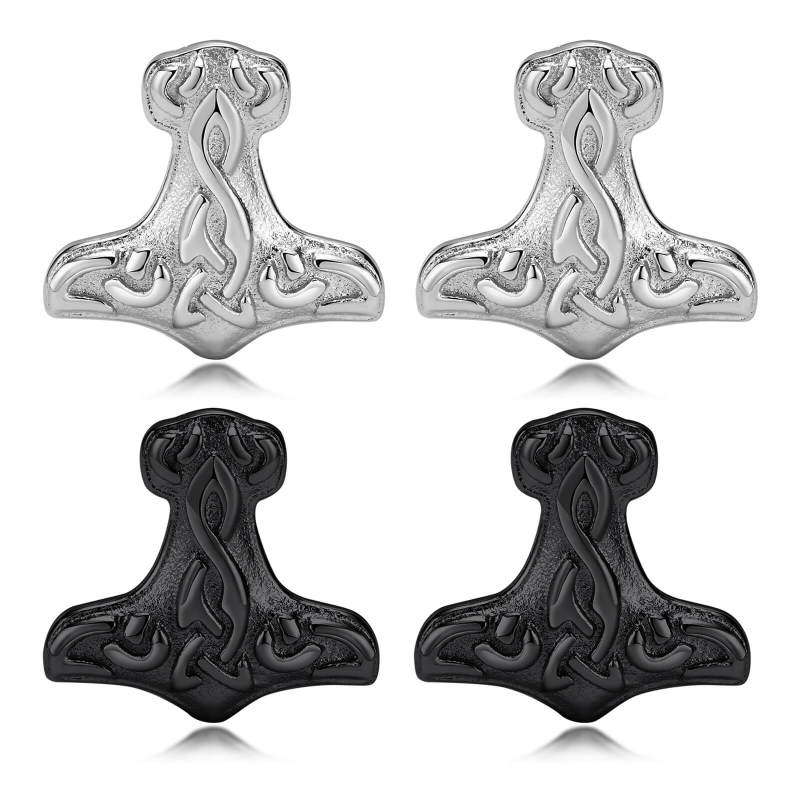 Wholesale Stainless Steel Viking Axe Earrings