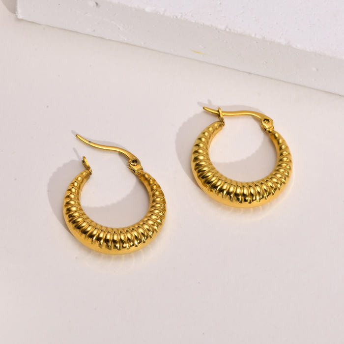 Wholesale Stainless Steel Hollow Earrings