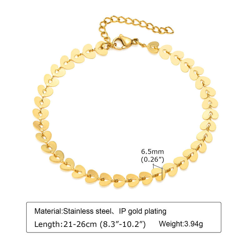 Wholesale Stainless Steel Fashion Anklets