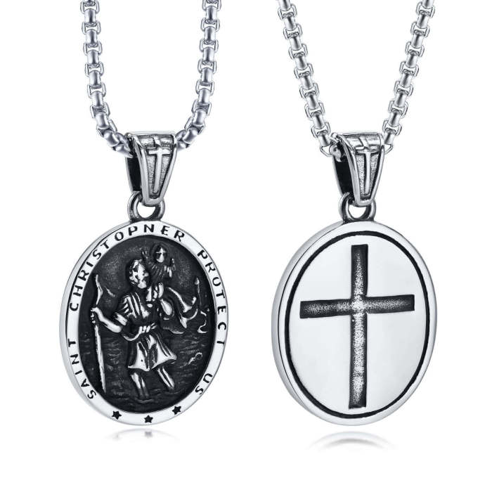 Wholesale Stainless Steel Christopher Pendant