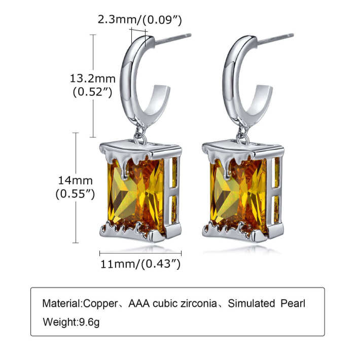 Wholesale Copper CZ Earring