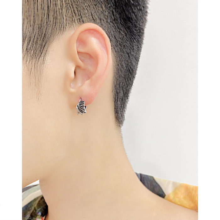 Wholesale Stainless Steel Wing Earrings