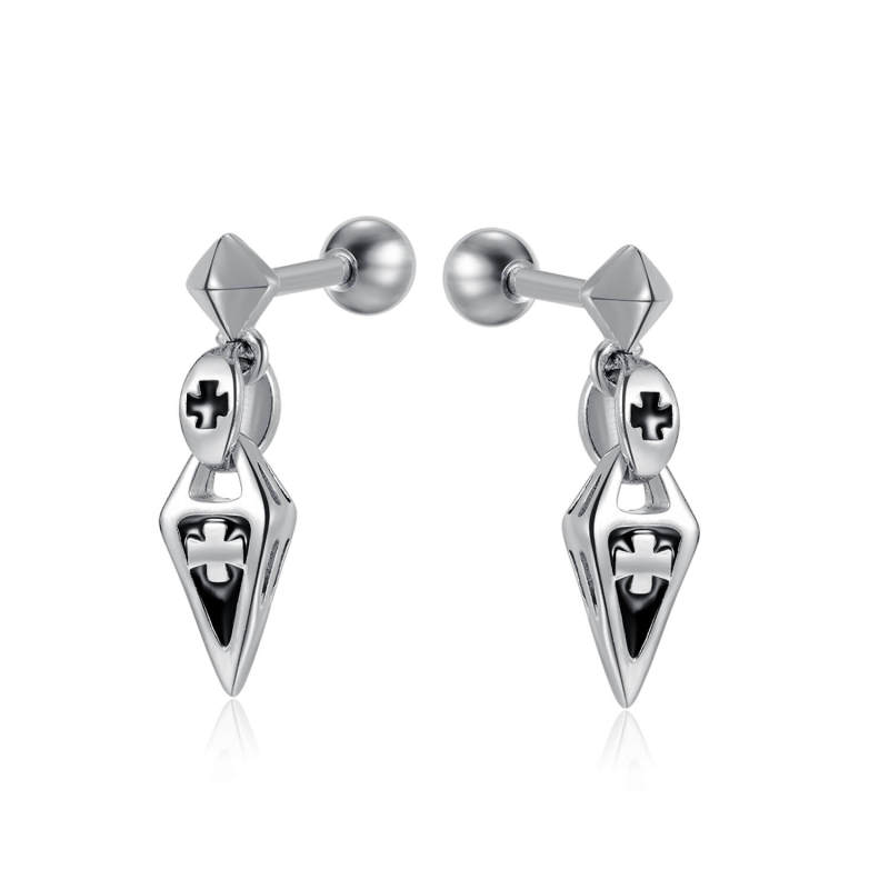 Wholesale Stainless Steel Earring with Cross