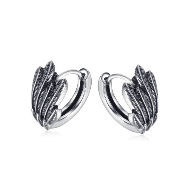 Wholesale Stainless Steel Wing Earrings
