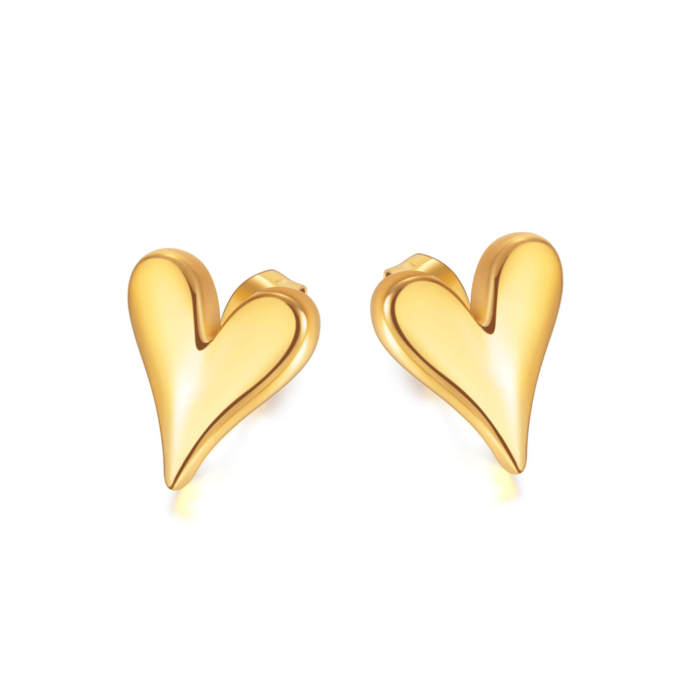 Wholesale Stainless Steel Heart Earrings