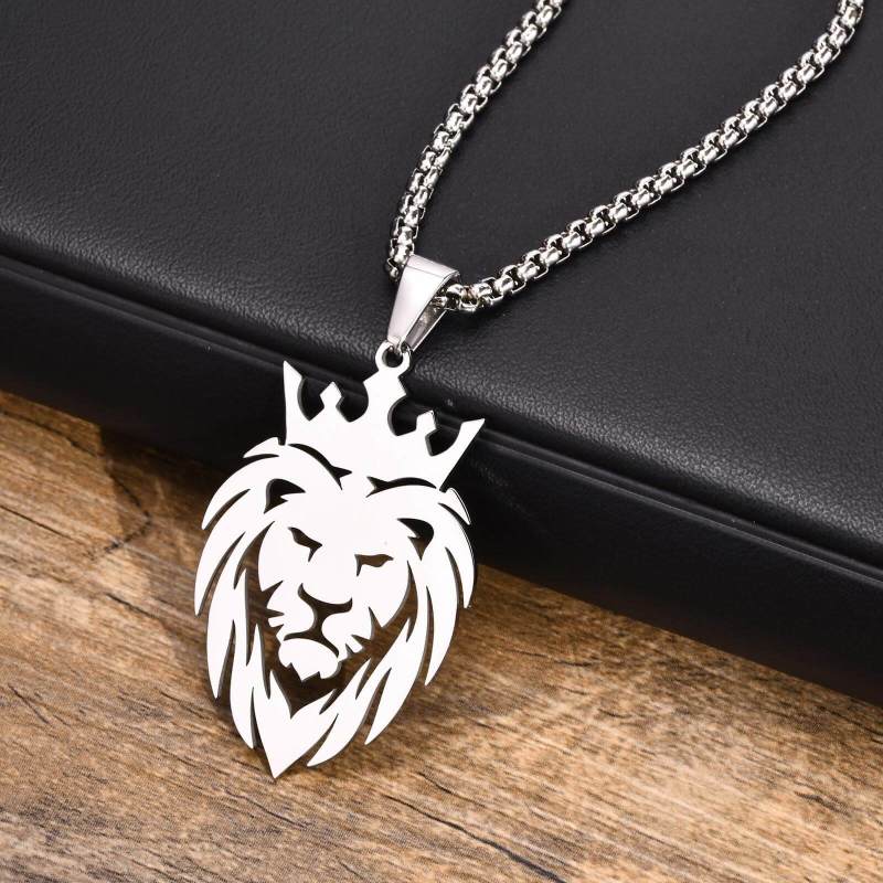 Wholesale Stainless Steel Lion Head Pendant