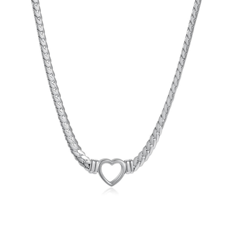 Wholesale Stainless Steel Love Collarbone Chain
