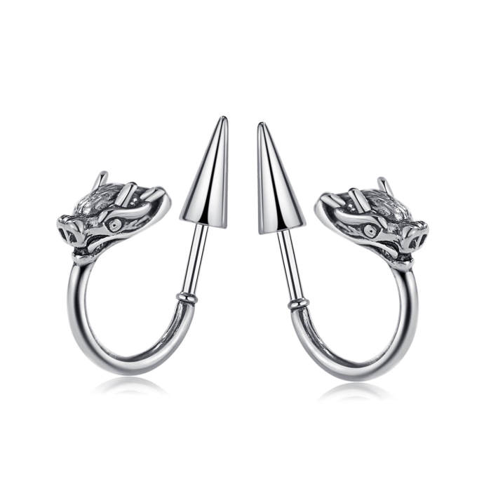 Wholesale Stainless Steel Dragon Earrings