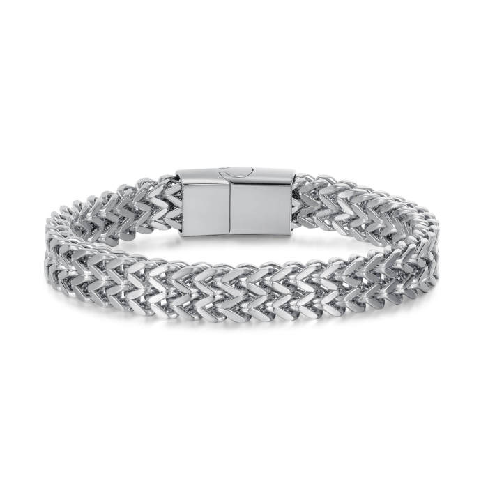 Wholesale Stainless Steel Double Row Chain for Men
