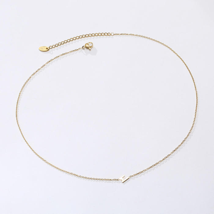 Wholesale Stainless Steel M Necklace