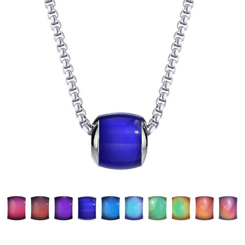 Wholesale Stainless Steel Temperature Change Color Bead Pendant