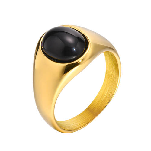 Wholesale Women Stainless Steel Agate Ring