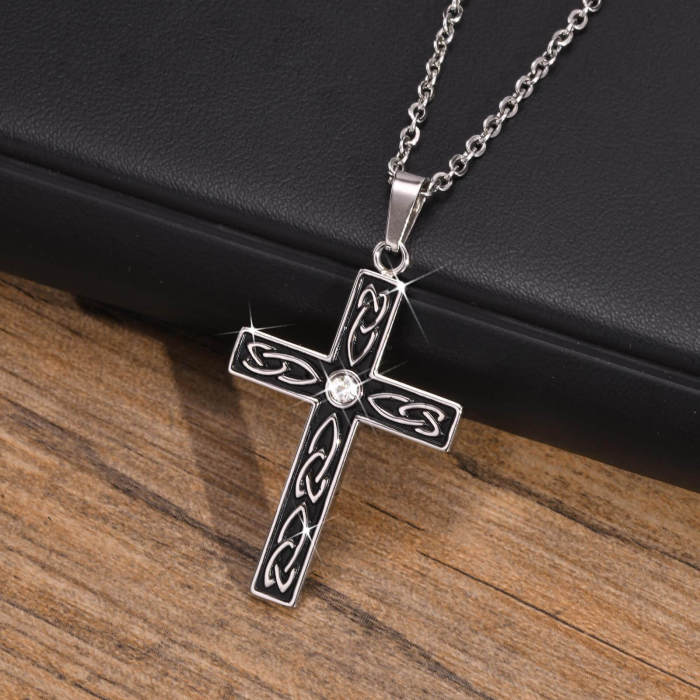 Wholesale Stainless Steel Celtic Knot Cross Pendant