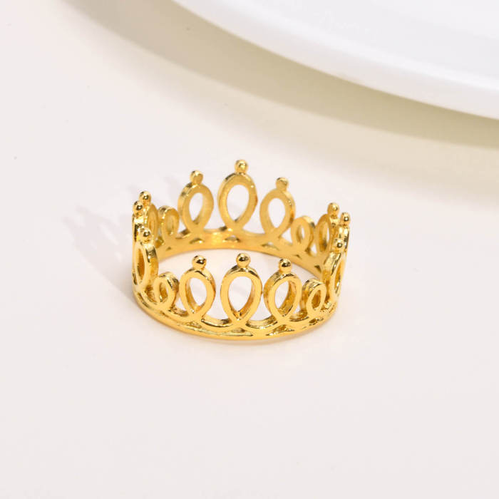 Wholesale Stainless Steel Crown Ring