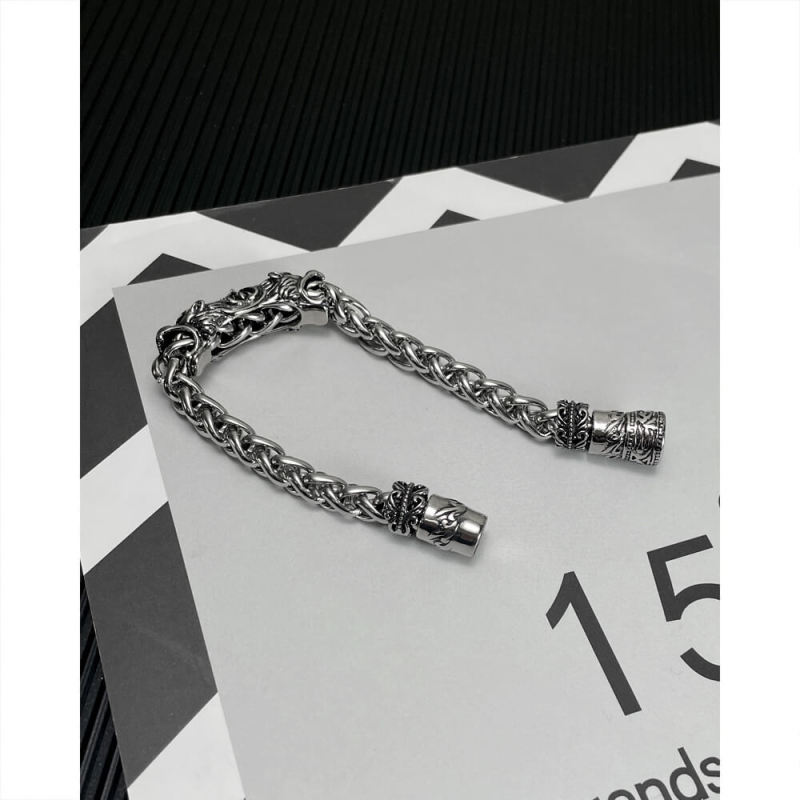 Wholesale Stainless Steel Mens Cross Bracelet