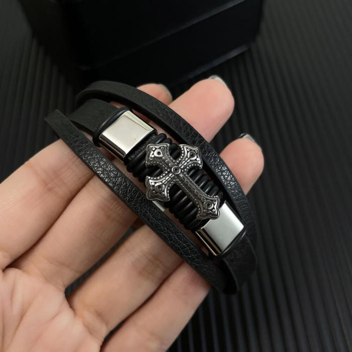 Wholesale Multi-layer Braided Leather Bracelet