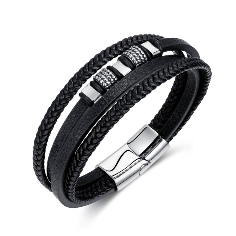 Wholesale Multi-layer Hand-woven Leather Bracelet