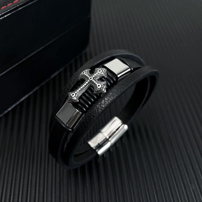 Wholesale Multi-layer Braided Leather Bracelet