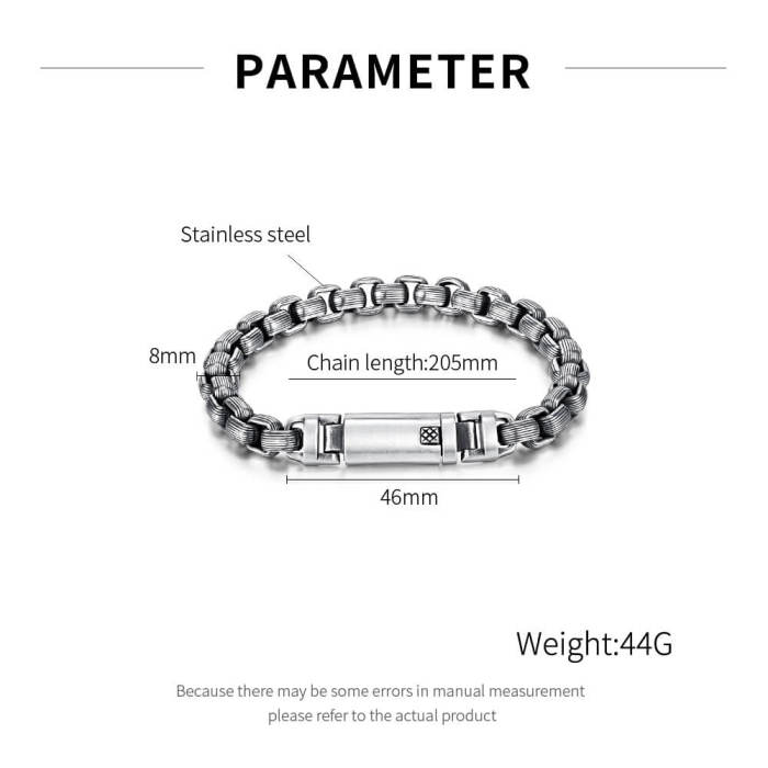 Wholesale Stainless Steel Handsomen Bracelet
