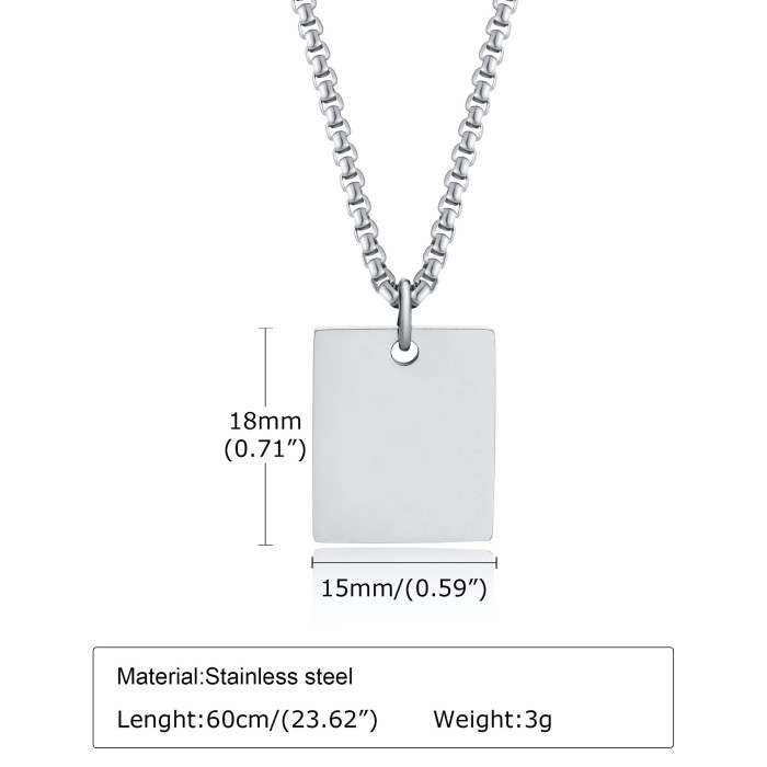 Wholesale Stainless Steel High Polished Pendant