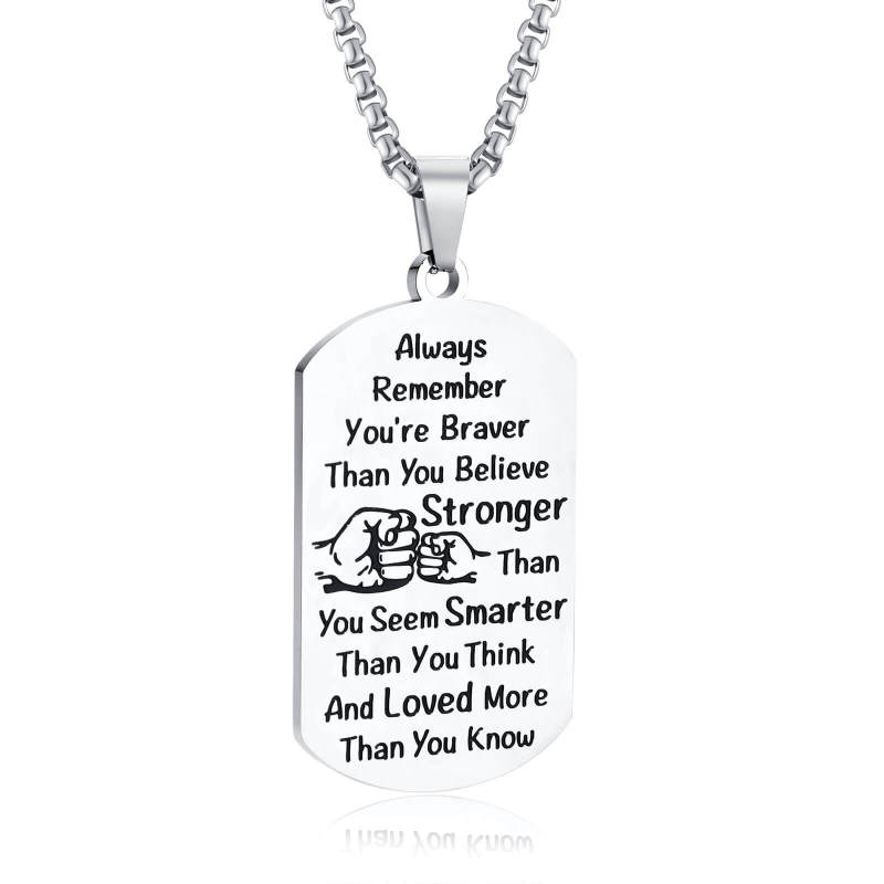 Wholesale Stainless Steel Inspirational Dog Tag
