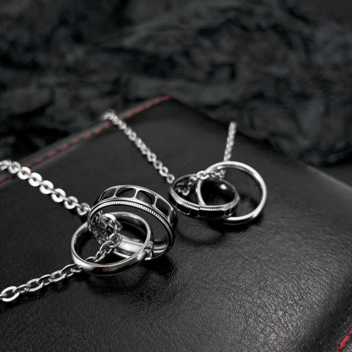 Wholesales Stainless Steel couple Necklace