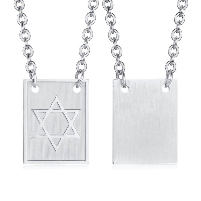 Wholesale Stainless Steel Six Star Pendant