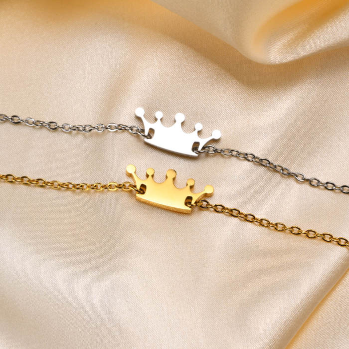 Wholesale Stainless Steel Crown Bracelet