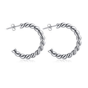Wholesale Stainless Steel Twist Earrings