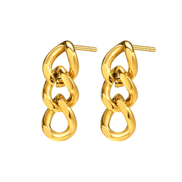 Wholesale Stainless Steel Fashion Chain Earrings