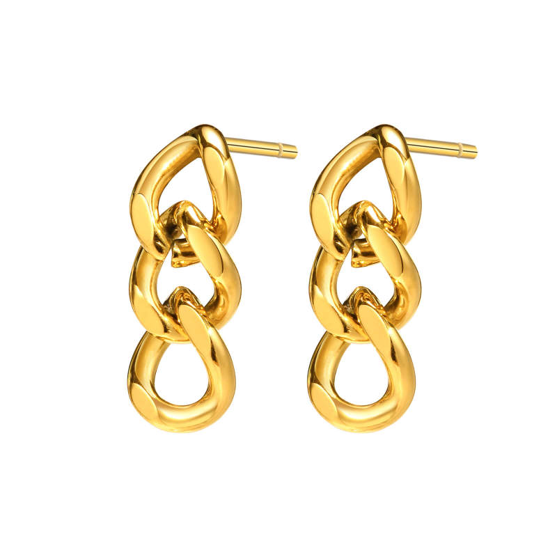 Wholesale Stainless Steel Fashion Chain Earrings