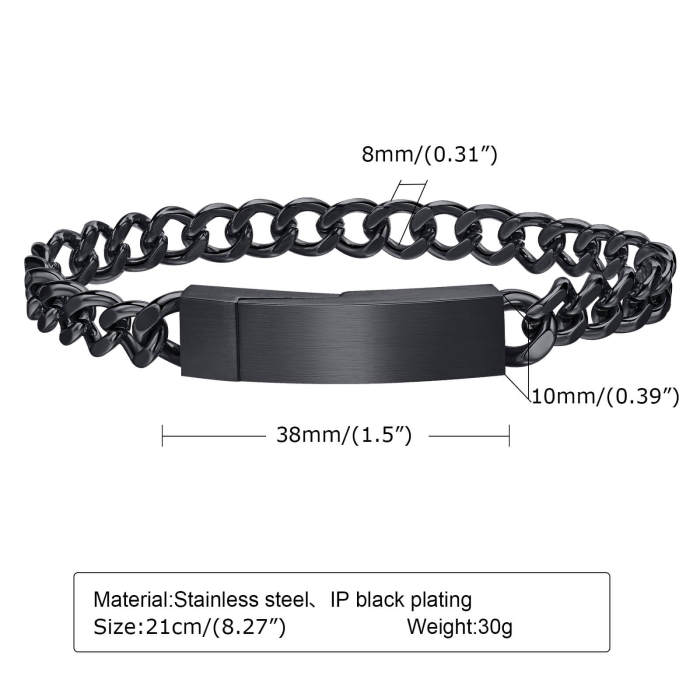 Wholesale Stainless Steel Magnetic Clasp Bracelet for Men