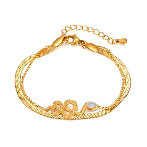 Wholesale Stainless Steel Snake Bracelet