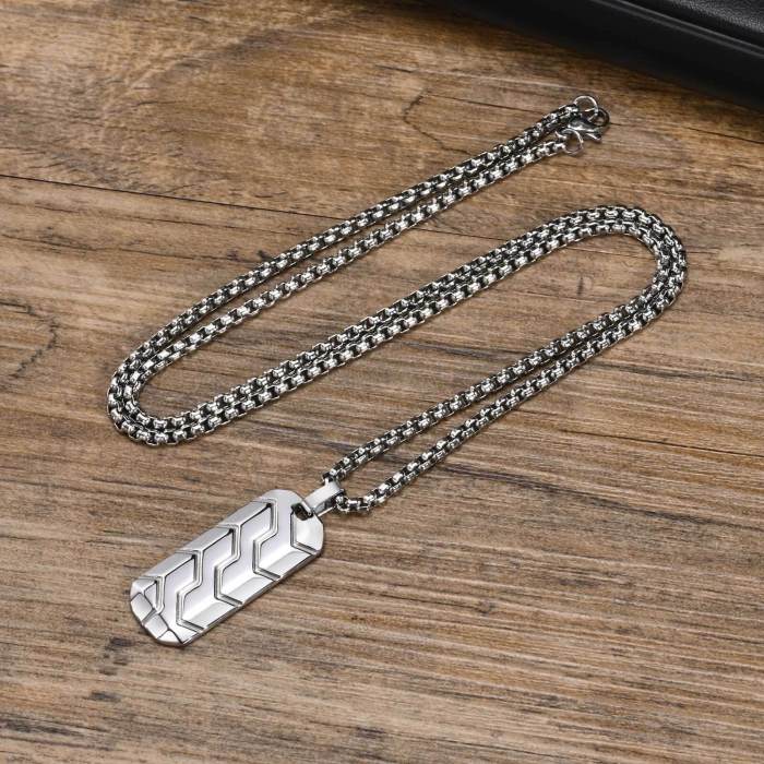Wholesale Stainless Steel Tire Pattern Pendant