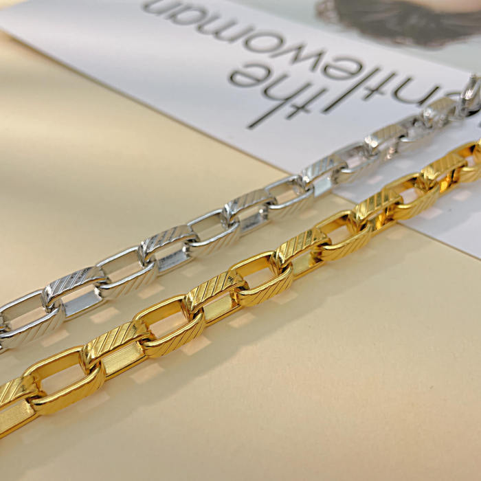 Wholesale Stainless Steel Women Chain Bracelets