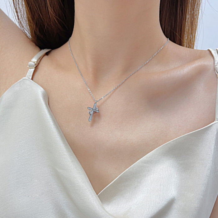 Wholesale Stainless Steel Crown Cross Necklace
