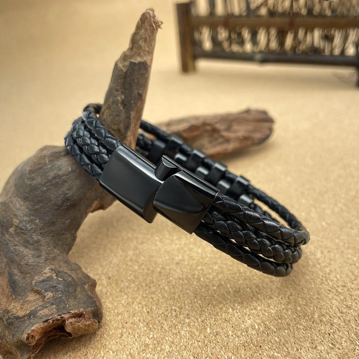 Wholesale Mens Leather Bracelets
