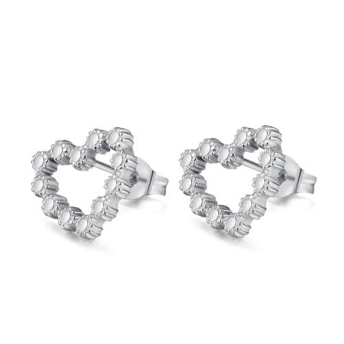 Wholesale Stainless Steel Love Heart Earring